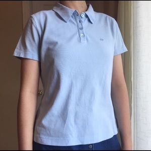 Escada baby blue polo shirt